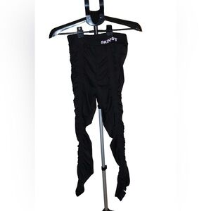 Skinnify Resistance Band Leggings | Built-In Bands + Foot Hooks | Size Large